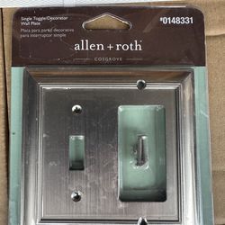 Allen + Roth Single Toggle Wall Plate 