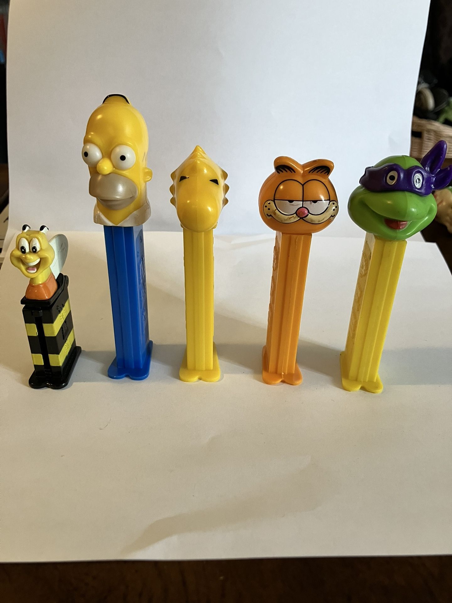 Mixed Cartoon PEZ Dispensers - 6 Fun Pieces Including Simpsons & More! 