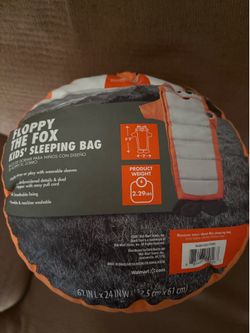 Floppy the Fox sleeping bag