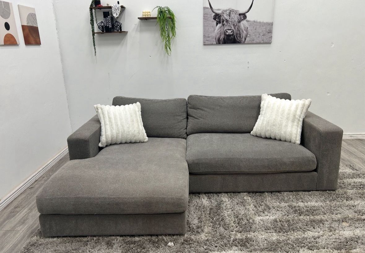Gray Sectional Couch - Free Delivery