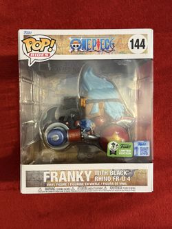 Funko Pop Animation Franky with Black Rhino #144 2026 ECCC Con Sticker