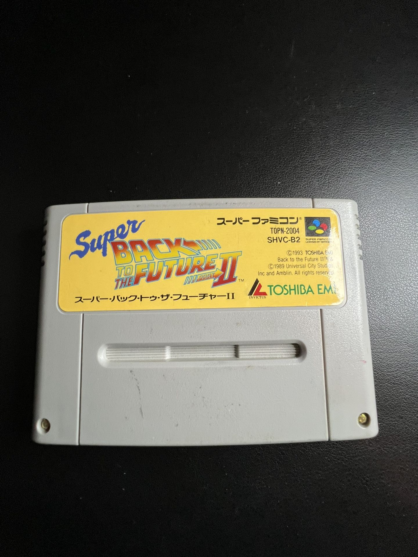 Super Back to the Future II Nintendo SNES SFC Super Famicom Japan