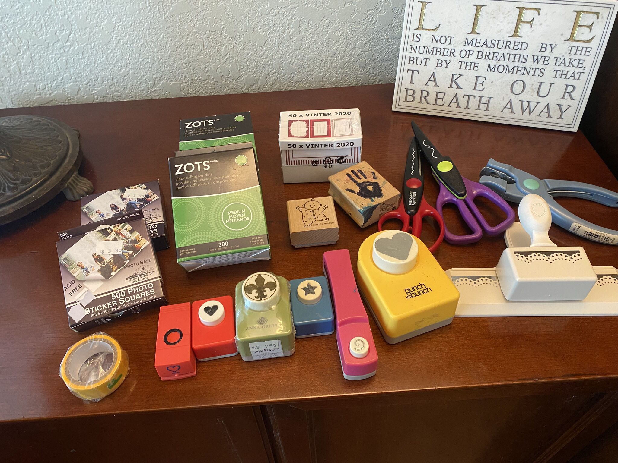 Scrapbooking Tools & Supplies! Punches! Paper! Scissors! Creative Memories 