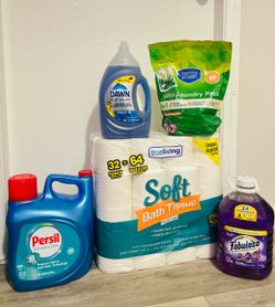 Home Care Lot - Persil, Dawn Platinum, Laundry Pacs, TP, Fabuloso