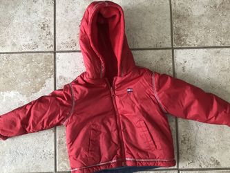 Tommy Hilfiger hoodie snow or rain jacket.