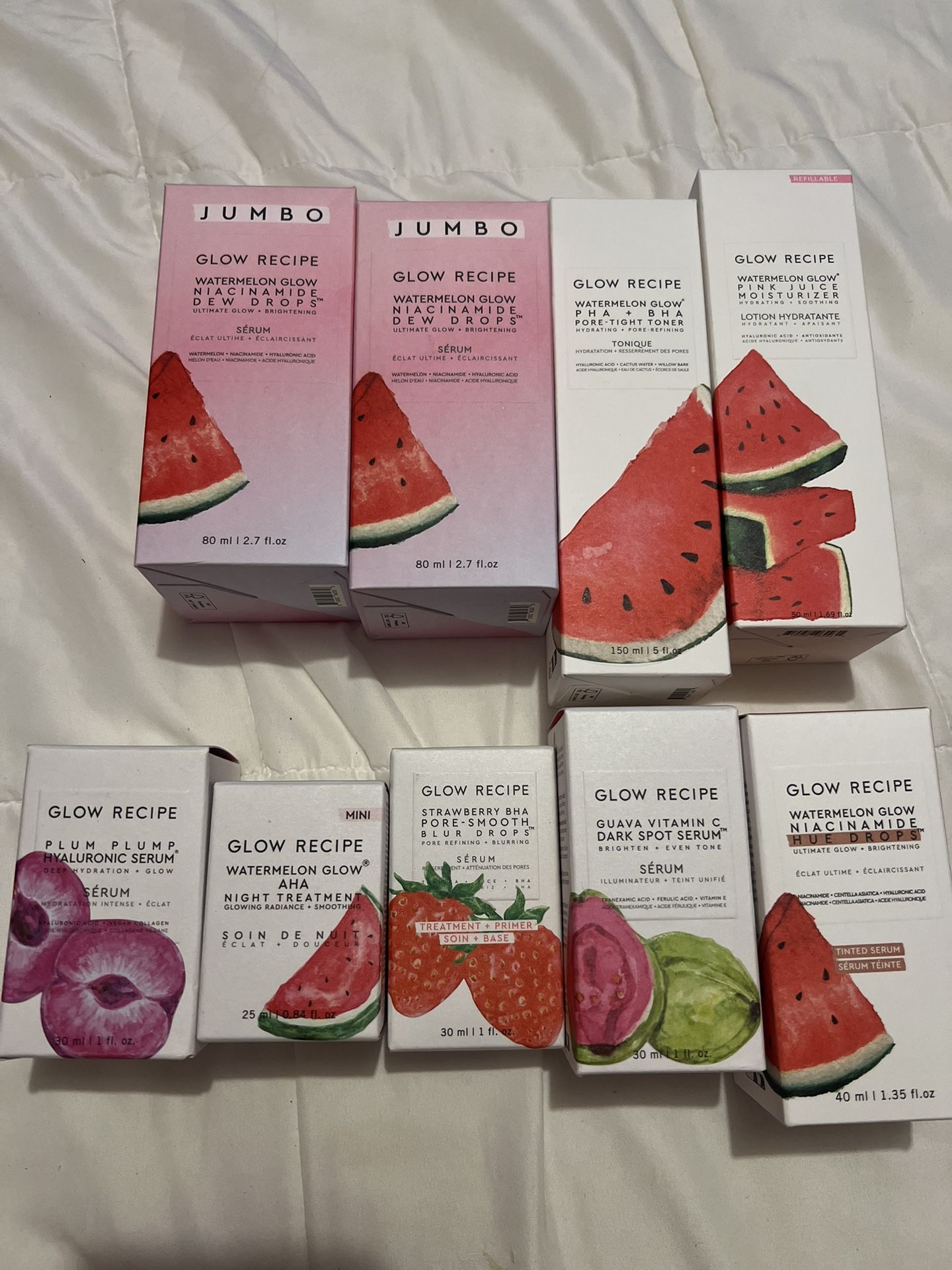Huge Glow Recipe BUNDLE!!