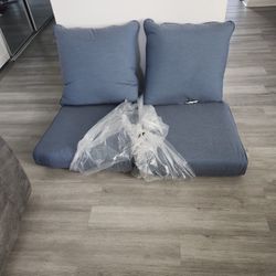 outdoor  chairs  cushions for 2