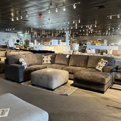 2pc Grey Sectional 