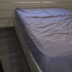 IKEA Queen Bed Frame And Headboard
