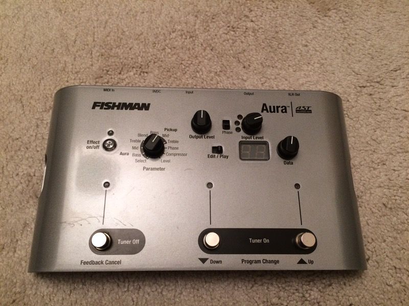 Fishman Aura Acoustic Imaging Blender Guitar Processor