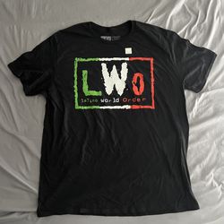 WWE LWO Latino World Order T-Shirt Mens XL Black Authentic Rey Mysterio Mexico