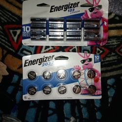 Energizer Lithium batteries 