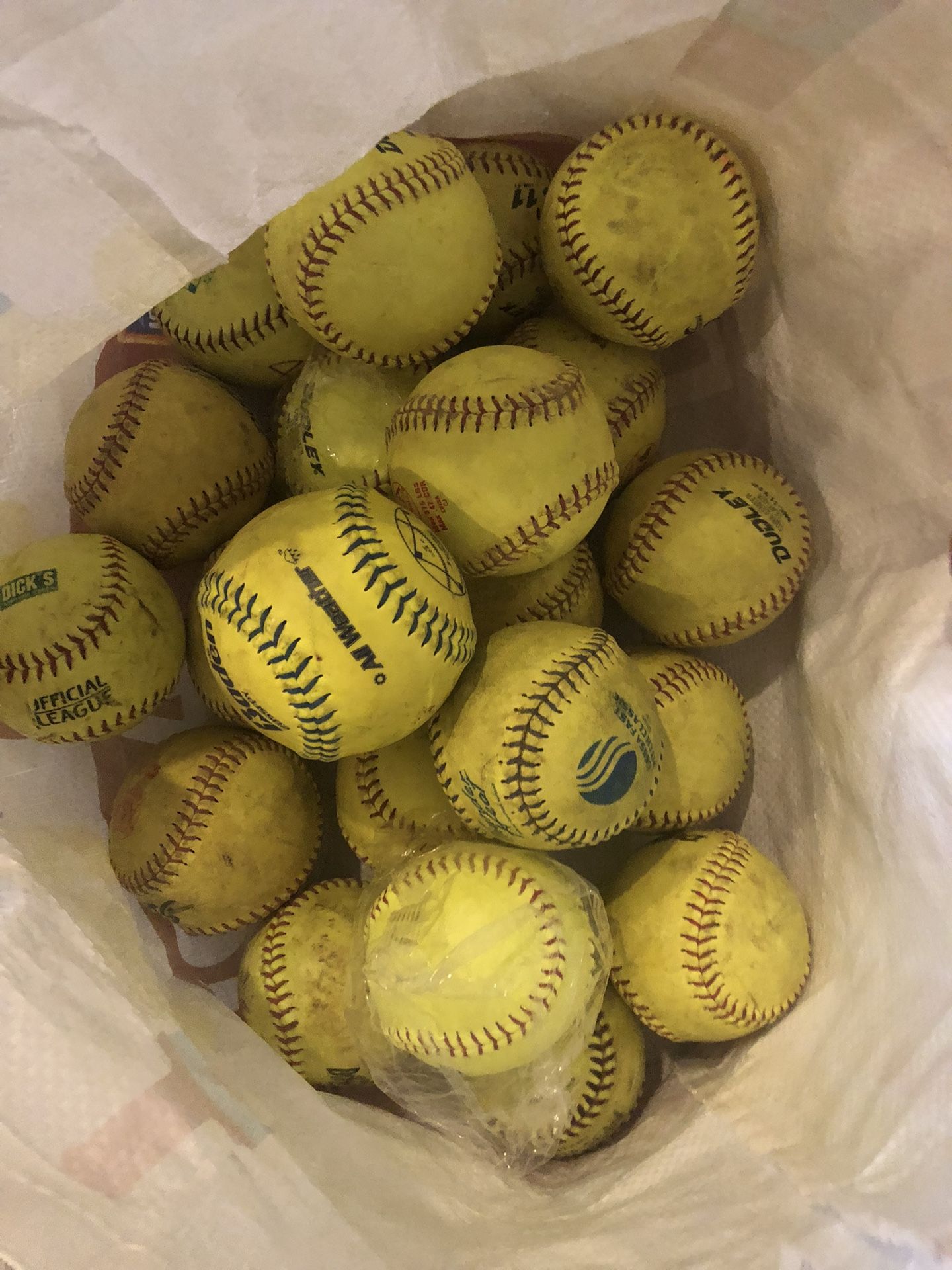 20 Certified Softballs