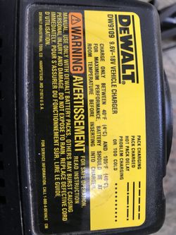 DeWalt battery charger