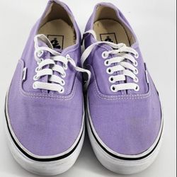 VANS Lavender Shoes US Men's 8  Women's 9.5 Light Purple Skateboard Sneakers