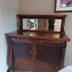 Beautiful Antique Sideboard Oak Buffet