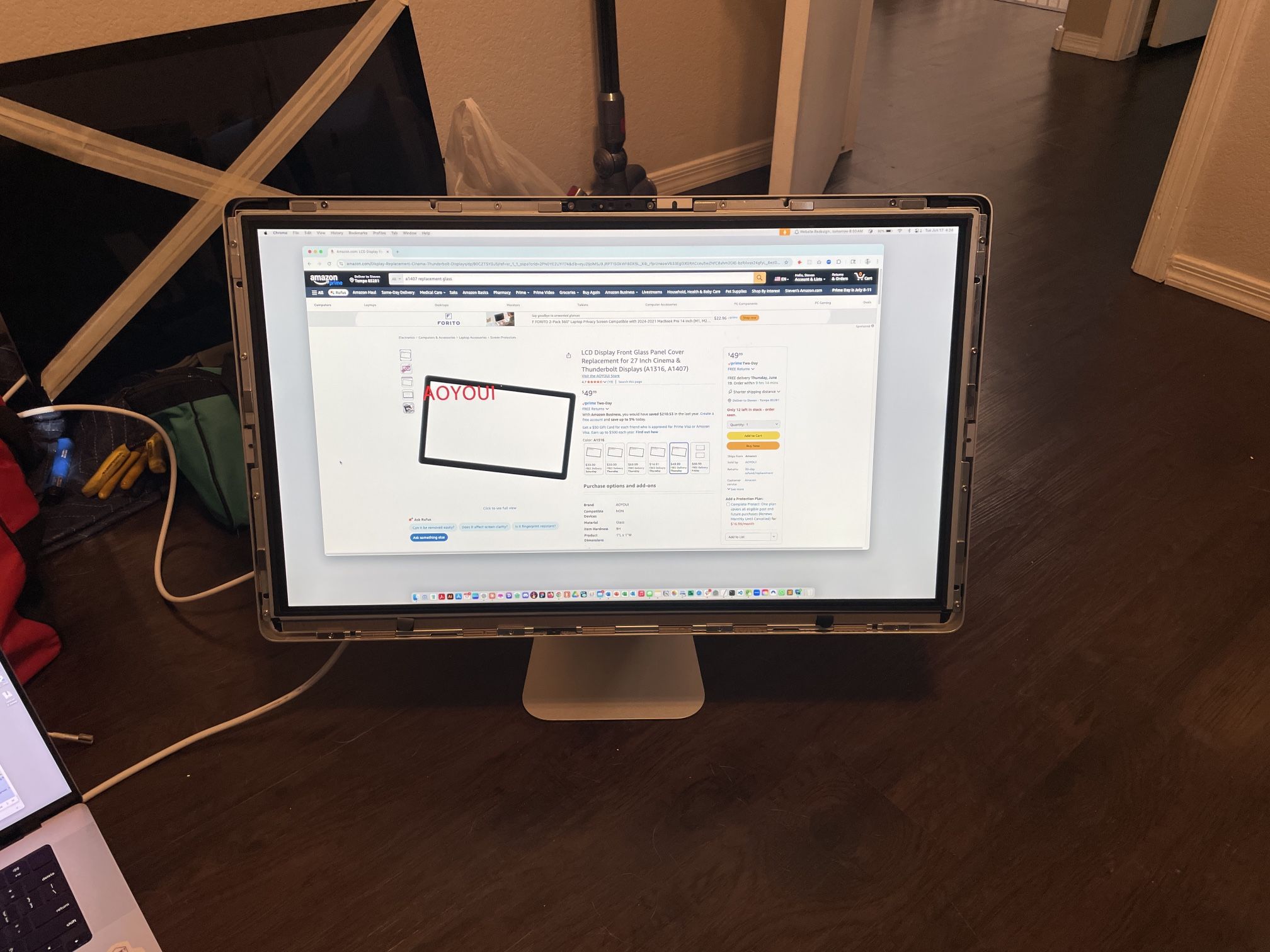 Apple Monitor/ Thunderbolt Display 27” A1407