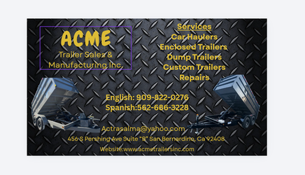 Part. For Trailers