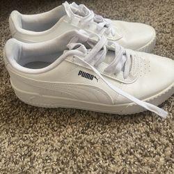 White Puma Sneakers