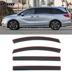 Fits 2018-2025 Honda Odyssey Window Visors In Channel Deflectors Rain Vent Guard 4PC