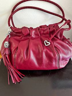 Classic Greta Garbo Brighton Red Purse
