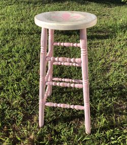 Pink stool