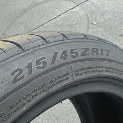 215/45/17  FORTUNE FREE INSTALLATION