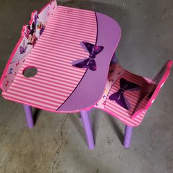 Princess Activity/ Play Table And Chair