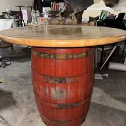 Wooden Barrel Tables