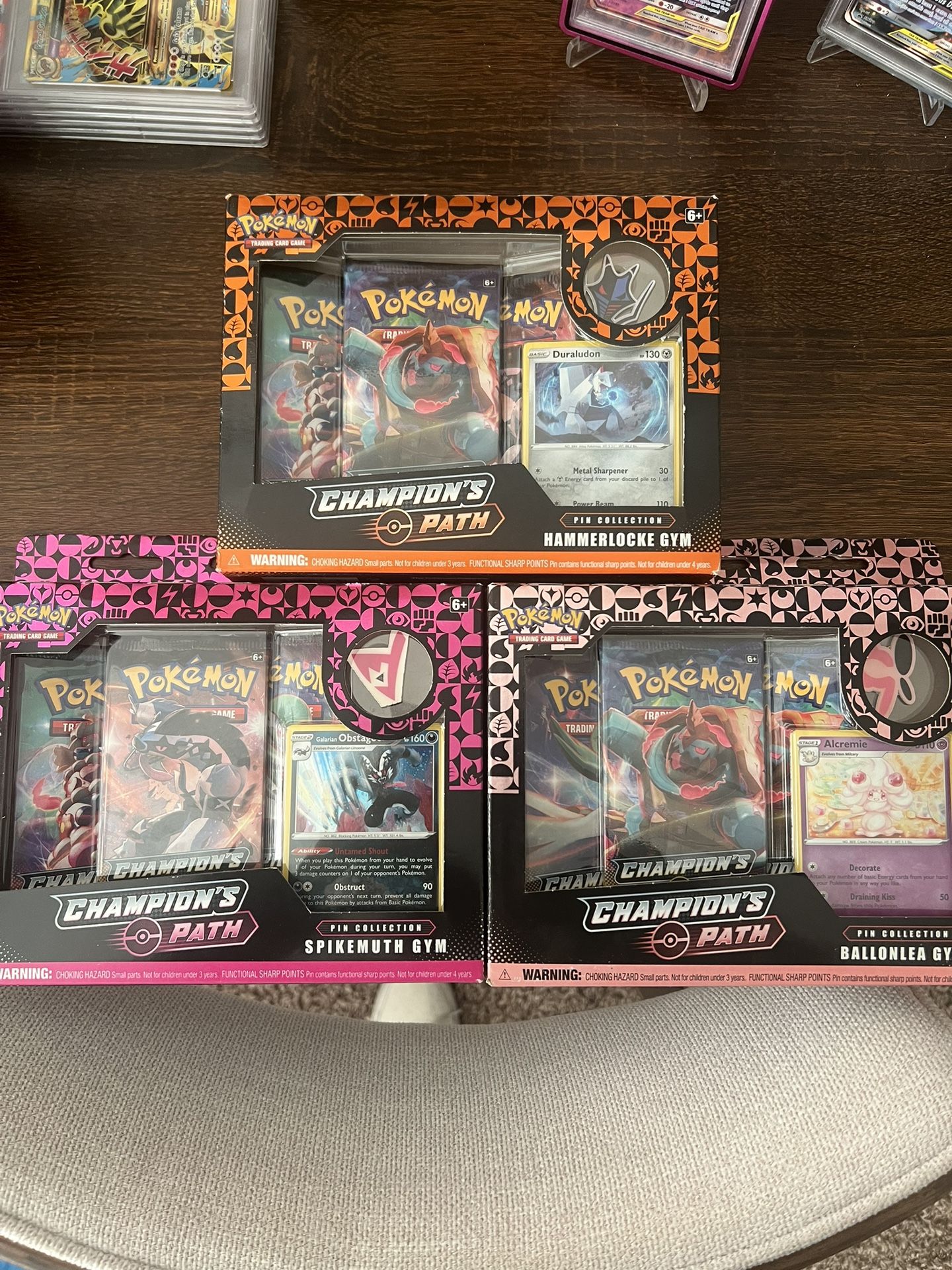 Pokémon Cards Champions Path Pin Collections