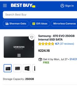 Samsung - 870 EVO 250GB Internal SSD SATA
