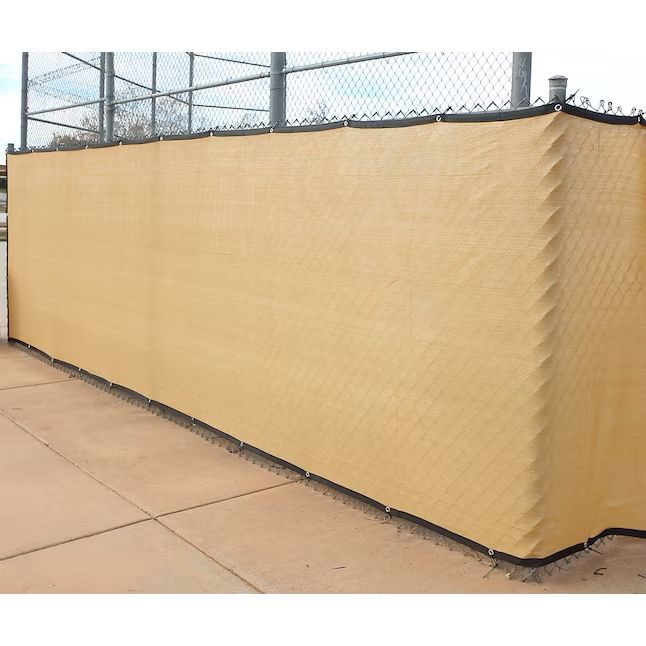 Tan Fence Screen