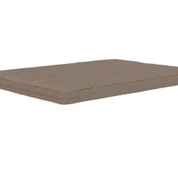 6 Inch Full Size Quilted Microfiber Futon Mattress, Tan