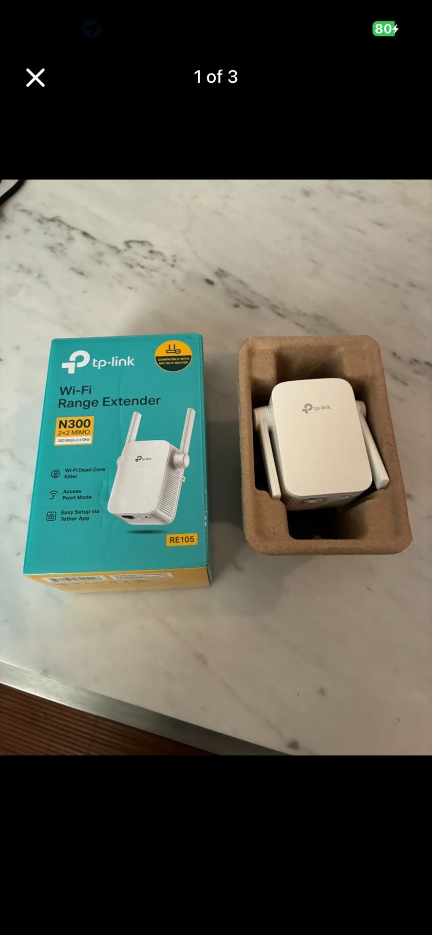 TP-Link N300 WiFi Extender Signal Booster – NEW