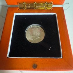 Silver 1964 half dollar with nice box