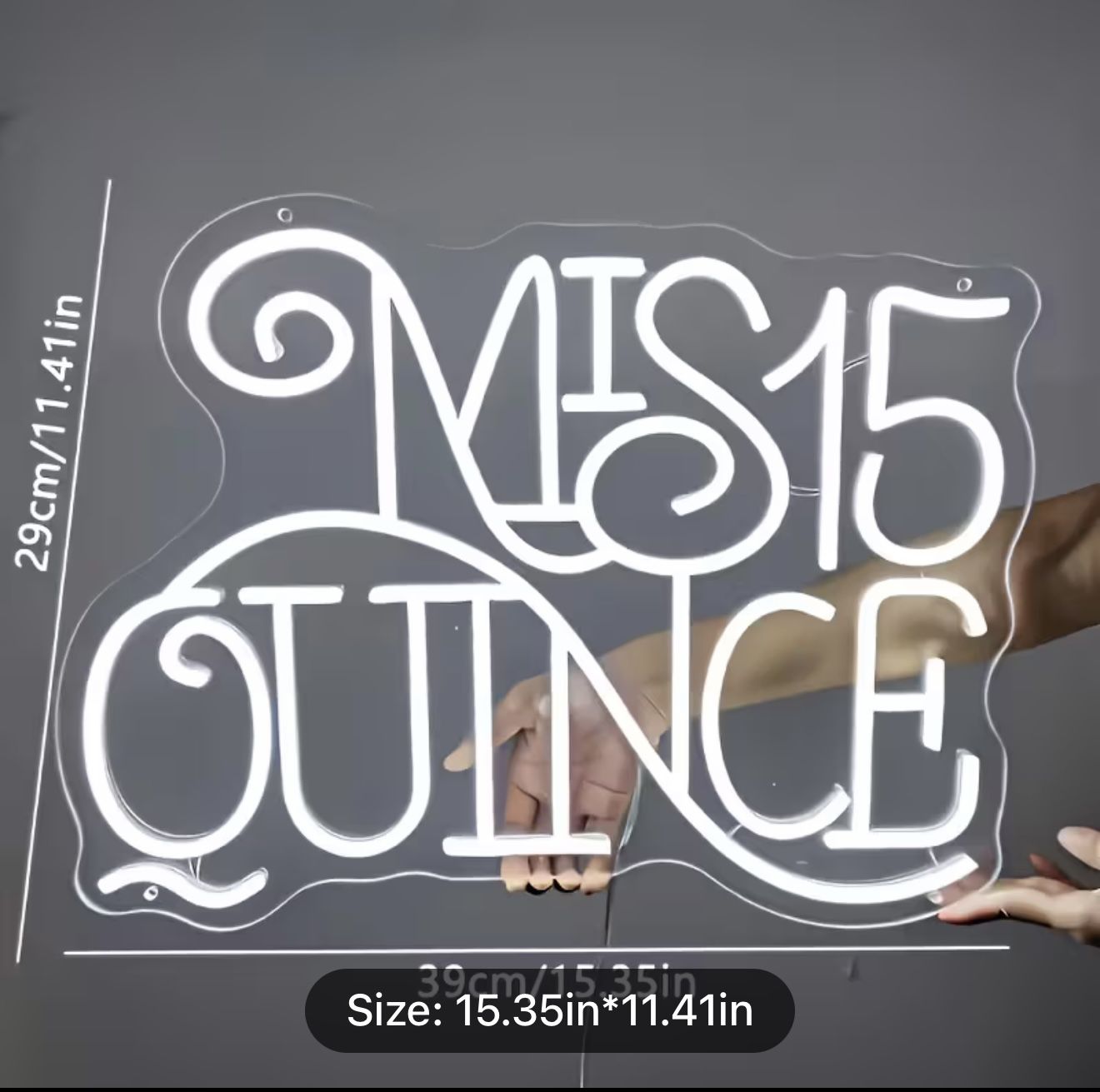 Neon Sign--Mis 15 Quince Neon Sign