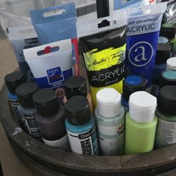 30 Full Bottles Acrylic Paints 