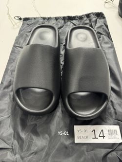 YZY YS-01 Yeezy Slides Black Size 14 Men