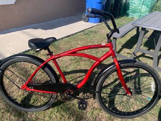 26” RED CRUISER BIKE