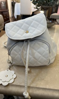 White Backpack 