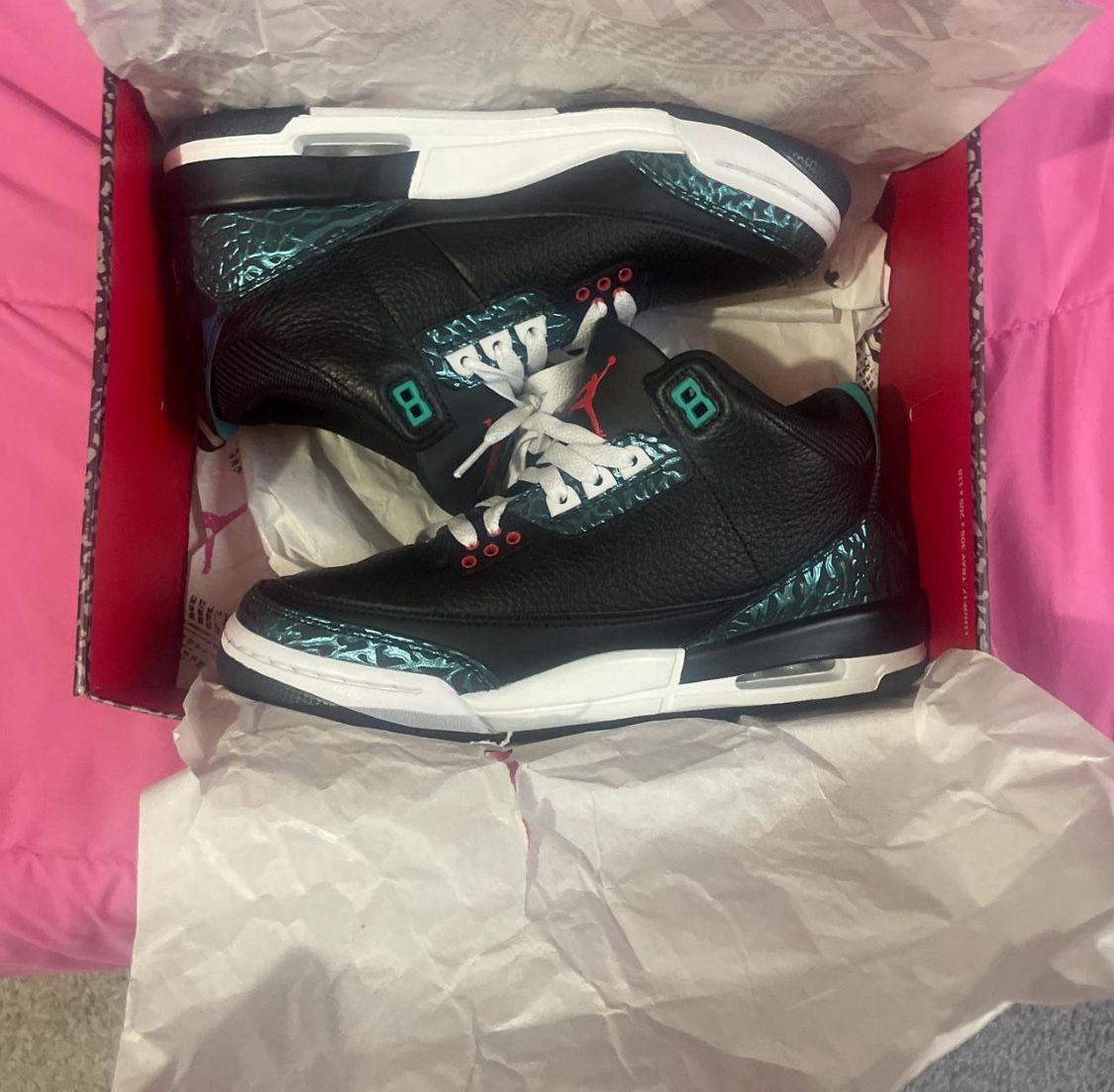 Hyper Jade Jordan 3’s