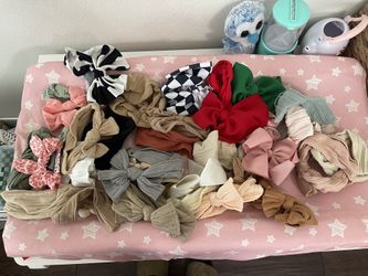 0-18 Month Baby Bows Misc Colors Prints 