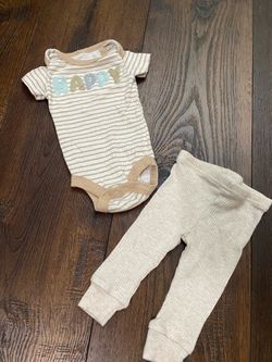 Boys shirt and pants size 6/9 months by dream gro #11