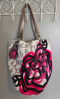 RARE COACH POPPY Bella Floral Handbag