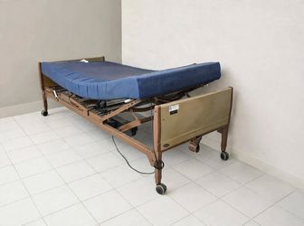 Blue Support mattress and medical bed.