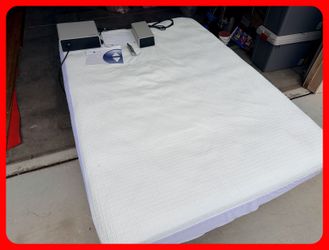 Full Size Sleep Number i8 DualAir Bed with Base & Frame Innovation Series Mattress Pump and Remote