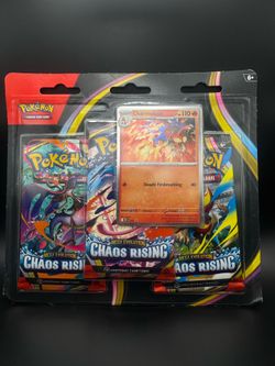 Pokemon Chaos Rising 3 Pack Blister