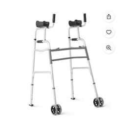 Medline Upright Folding Walker 300 Lb. Cap.