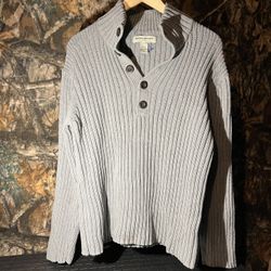 Mens Gray Banana Republic Sweater Super Comfortable