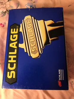 brand new Schlage locks, excellent